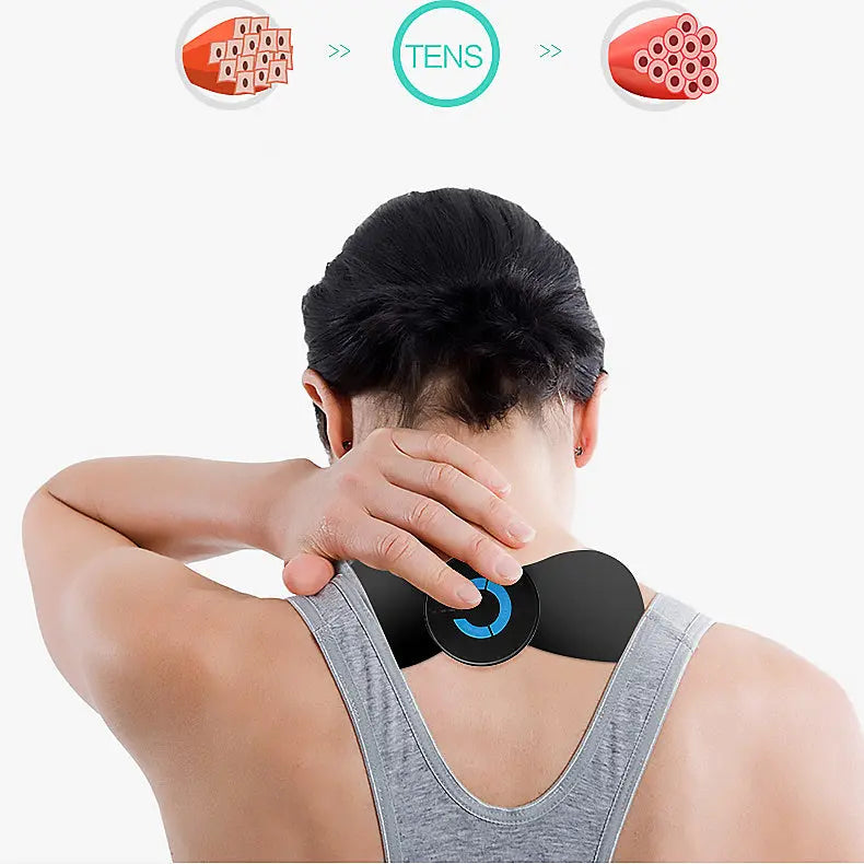 Cervical Massage Paste EMS Intelligent Shoulder Cervical Massager Physical Therapy Neck Massage null