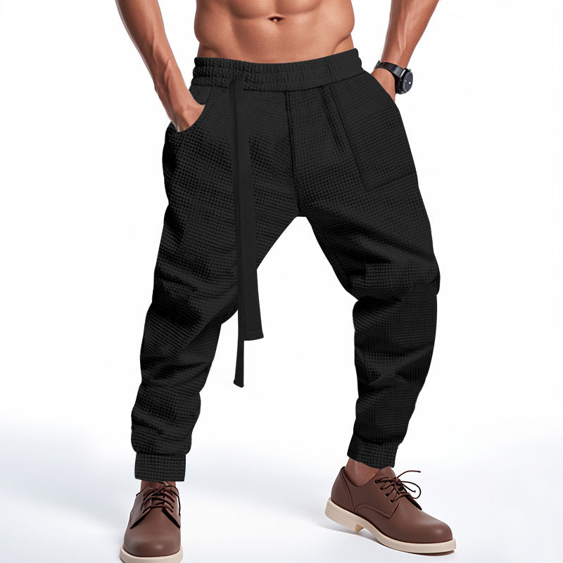 Men's Casual Pants Loose Ankle-tied Trousers Fashion Mens Clothing Men Clothing Men Wears null