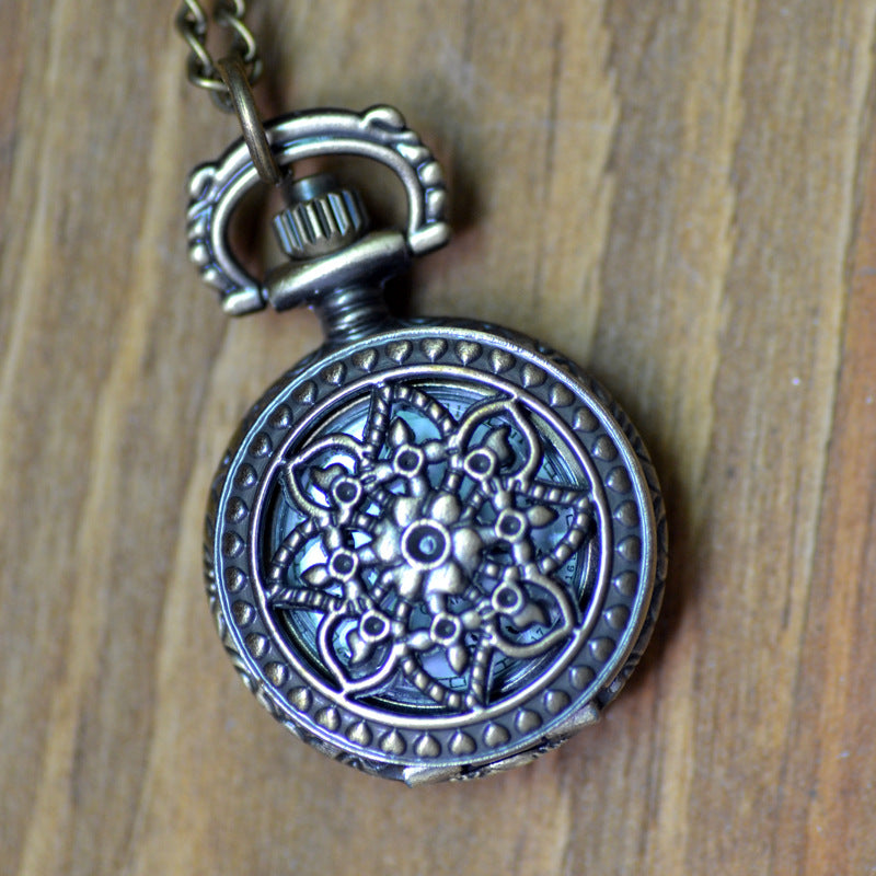 Vintage men and women necklace watch