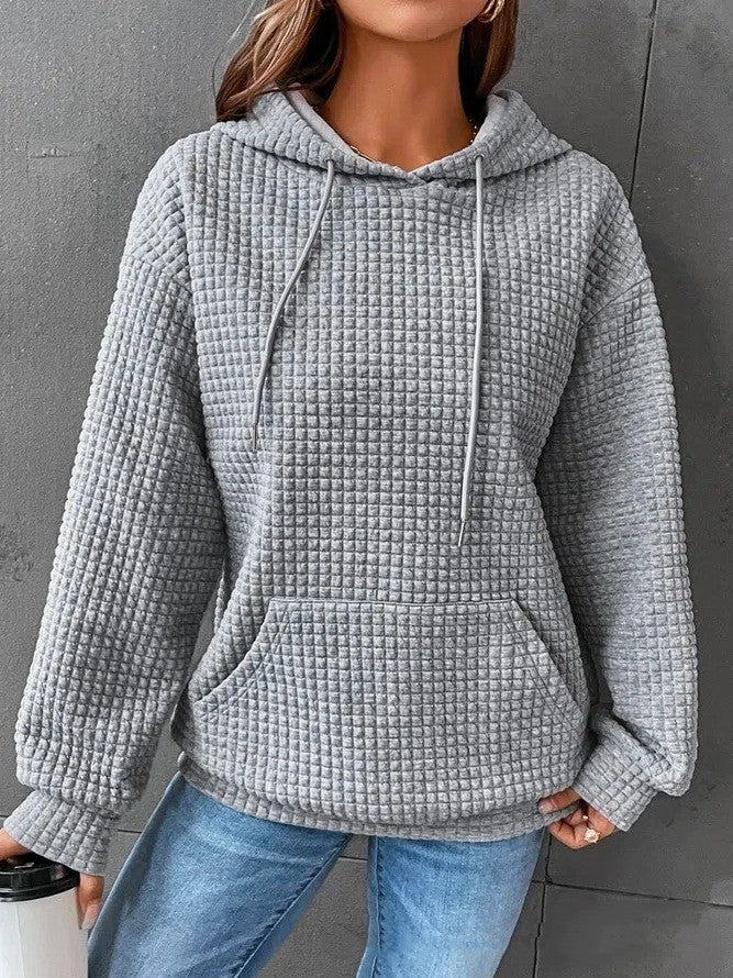 Women's Loose Casual Solid Color Long-sleeved Sweater null