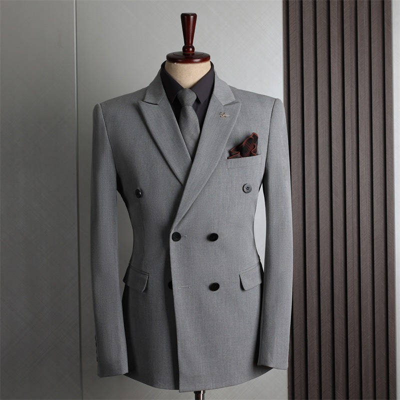 Double Row Suit Men's Fashion null