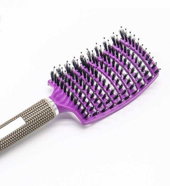 Hairbrush Anti Klit Brushy Haarborstel Women Detangler Hair Brush Bristle Nylon Scalp Massage  Teaser Hair Brush Comb null