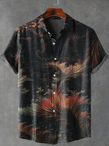 Men's Casual Digital 3D Short Sleeve Top