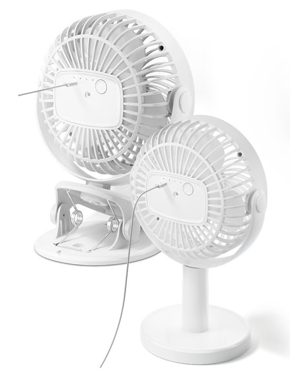 Portable Mini Desktop Fan Silent High Wind Power Cordless Rechargeable Fan Cooler Small Fan For Students Office Gifts null