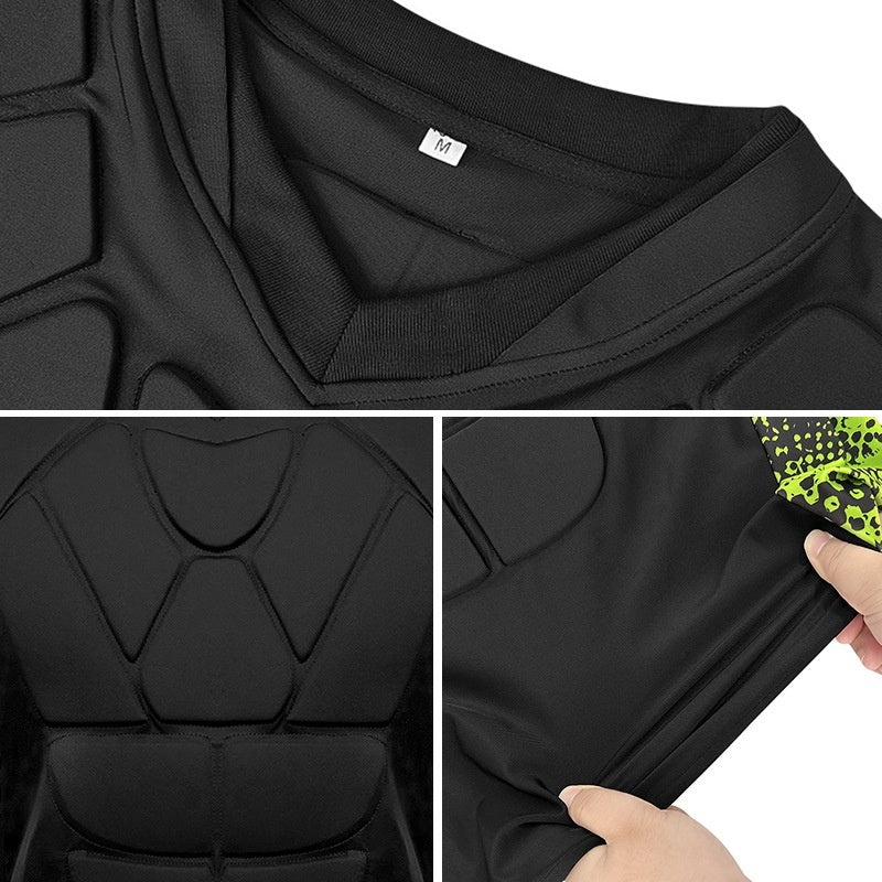 Protective Sweatshirt Chest Protector Sports Short Sleeve Football Ice Hockey Clothing