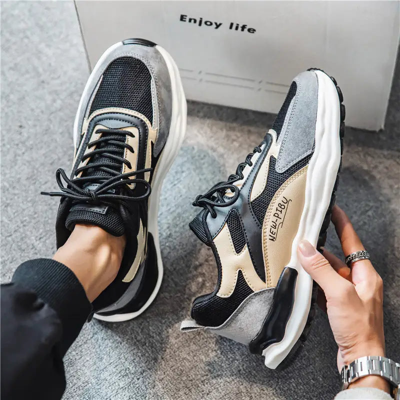 Men’s Fleece Sports Casual Cotton Shoes