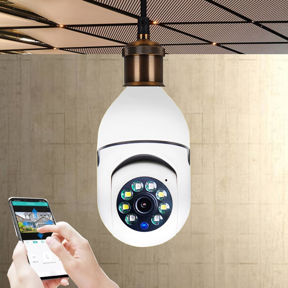 WiFi CAMERA 1080P Bulb 4X Zoom Camera E27 Home 5GWiFi Alarm Monitor null