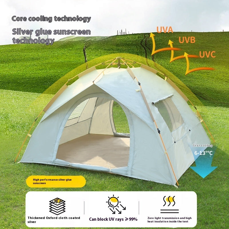 Outdoor Portable Folding Automatic Camping Tent null