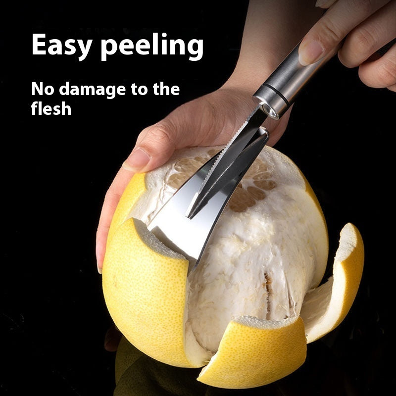 Orange-peeling Device Stainless Steel Household Peeling Kitchen Gadgets null