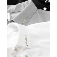 Summer Seamless Adhesive Ice Silk Polo Shirt Men