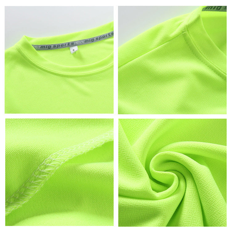 Round Neck Ice Silk Quick-drying T-shirt