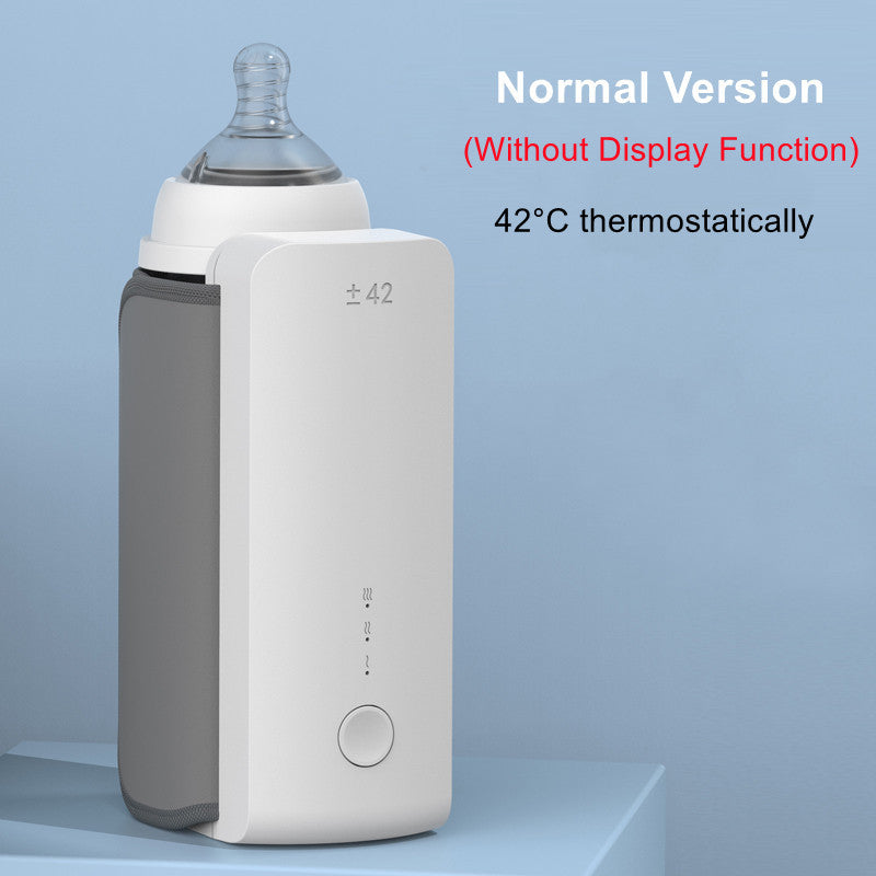 Portable Wireless Rechargeable Baby Bottle Warmer USB Charging And Heating Bag Portable Constant Temperature Milk Warmer Universal Bottle Insulation Sleeve null