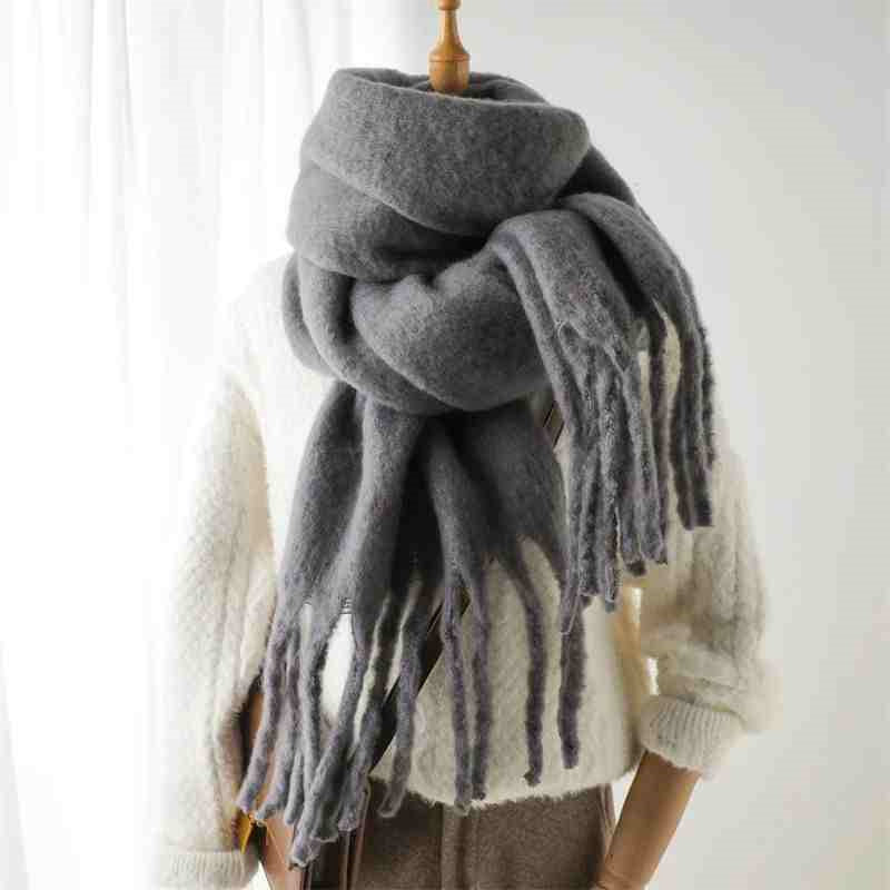 Women's Winter Scarves Cashmere Keep Warm null