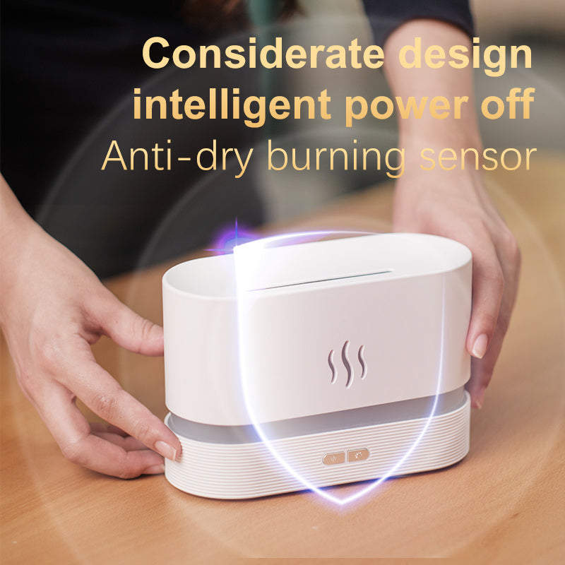 Drop Shipping Factory Direct Sale Fire Flame Humidifier Aroma Diffuser 2022 Air Essential Oil Ultrasonic Humidifier null