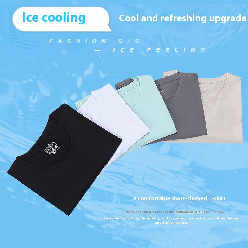 UPF50 Summer Men's And Women's Same Sun Protection Quick-drying Seamless T-shirt