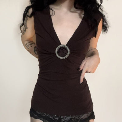 Waist-cinching Slimming Knit Vest In Instagram-style For Bold Sassy Women