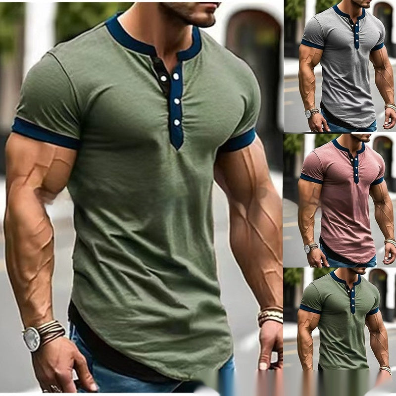 Men's T-shirt Sports Casual Simple