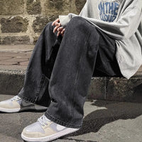 Jean Ample Coupe Droite pour Homme Style Américain