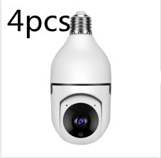 WiFi CAMERA 1080P Bulb 4X Zoom Camera E27 Home 5GWiFi Alarm Monitor null