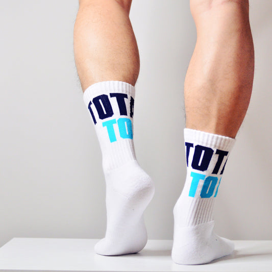 Sports and fitness socks with high top Terry bottom null