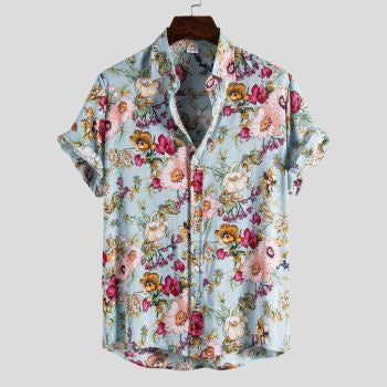 New SpringSummer Short Shirt Mens Top