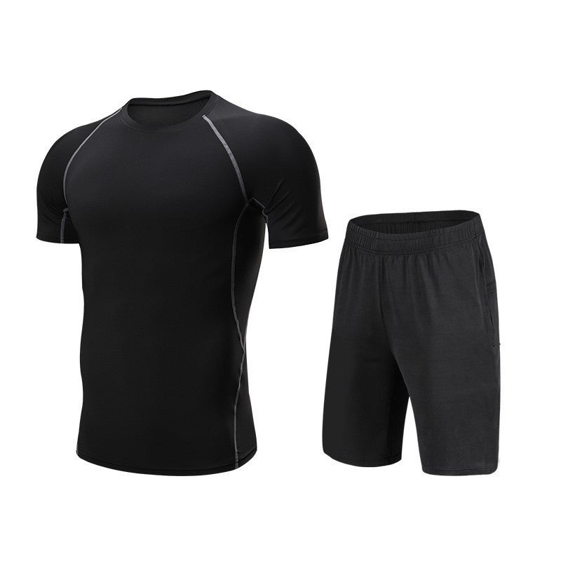 Running Workout Clothes Men 7pcs Compression Basketball Games Jogging Tights Set null