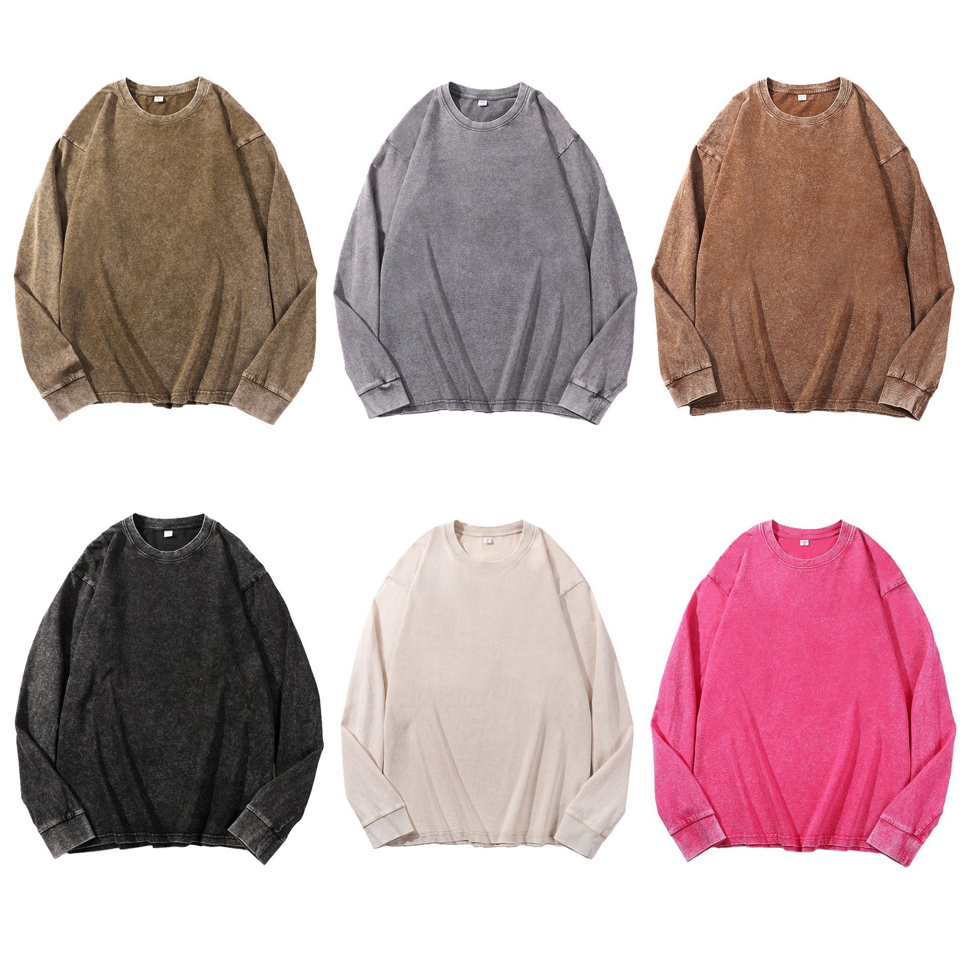 Fashion Wash Old T-shirt For Men And Women