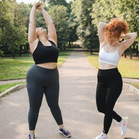 High-waisted Non-see-through Outerwear-friendly Plus-size Yoga Pants For Women