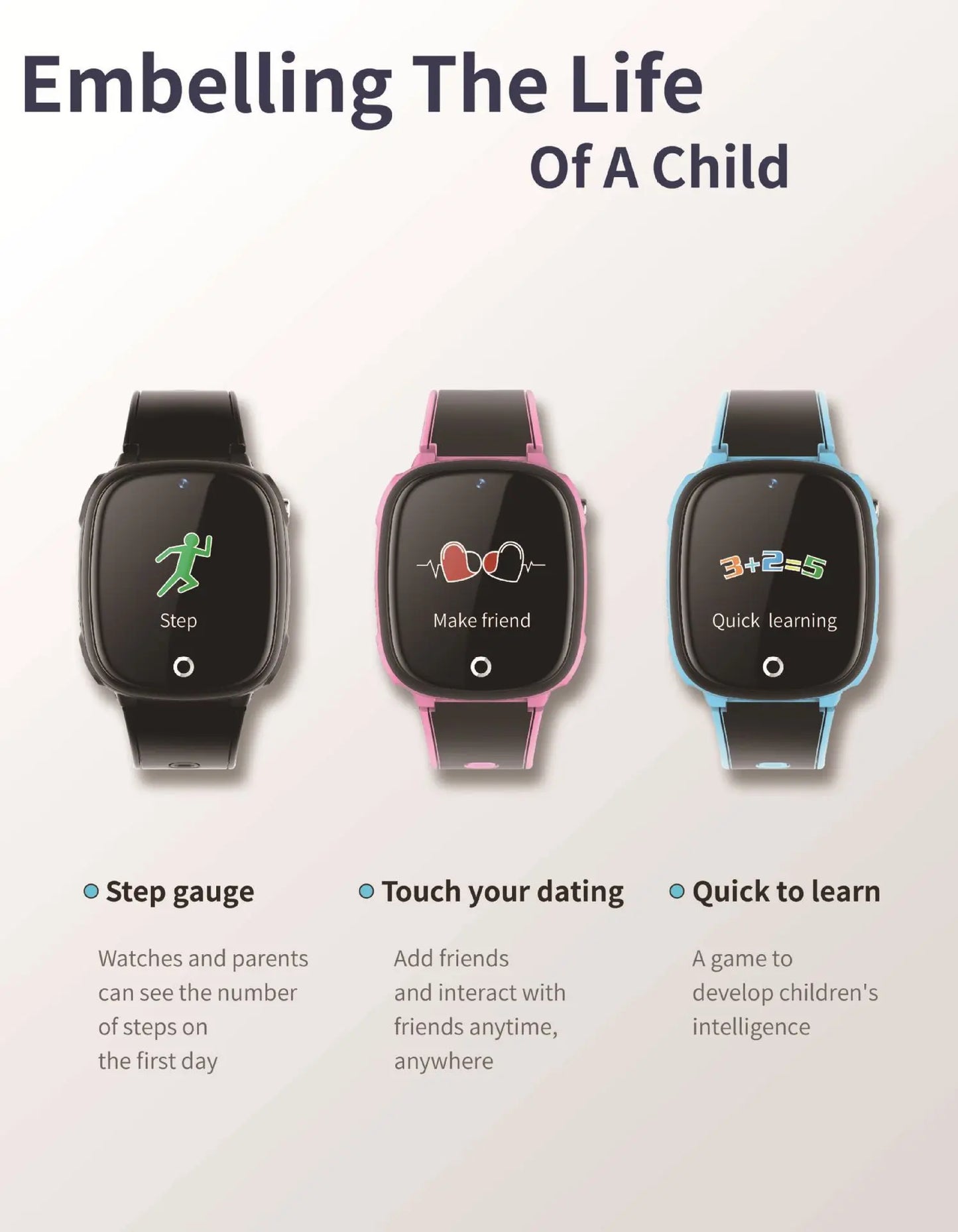 Smart watch children phone watch null