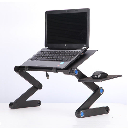 Laptop Table Stand With Adjustable Folding Ergonomic Design Stand Notebook Desk For Ultrabook Netbook Or Tablet With Mouse Pad null