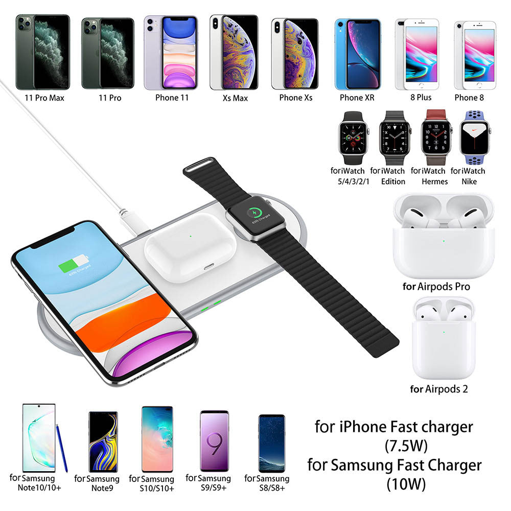 3 in 1 wireless charger null