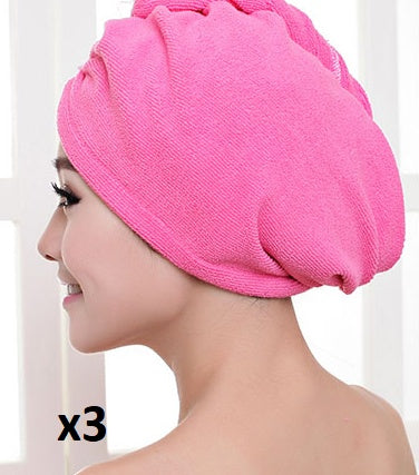 Women's Hair Dryer Cap, Absorbent Dry Hair Towel null