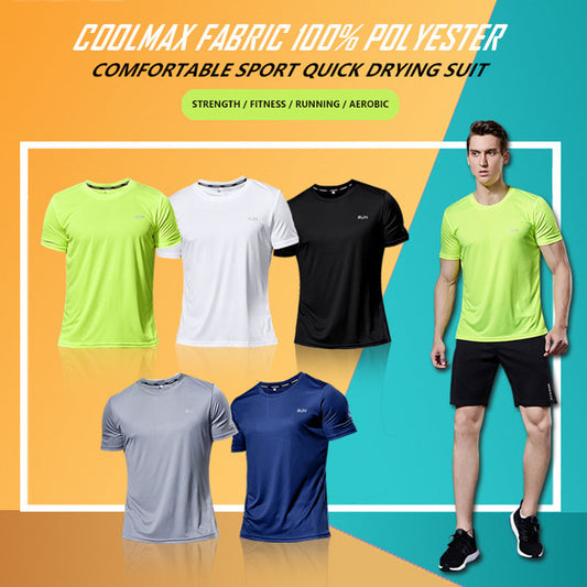 Men Sports Suit Breathable Athletic Wear Sportswear Running null