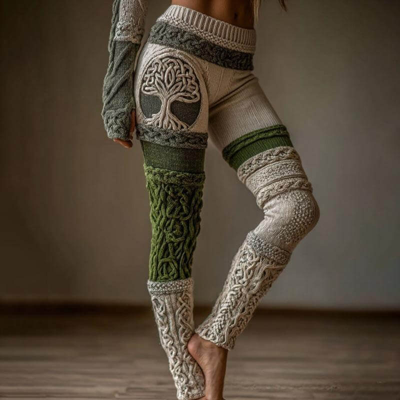 Womens 3D Digital-Print Sports Yoga Pants