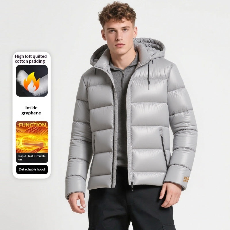 Mens Padded Insulated Winter Coat For Casual Wear