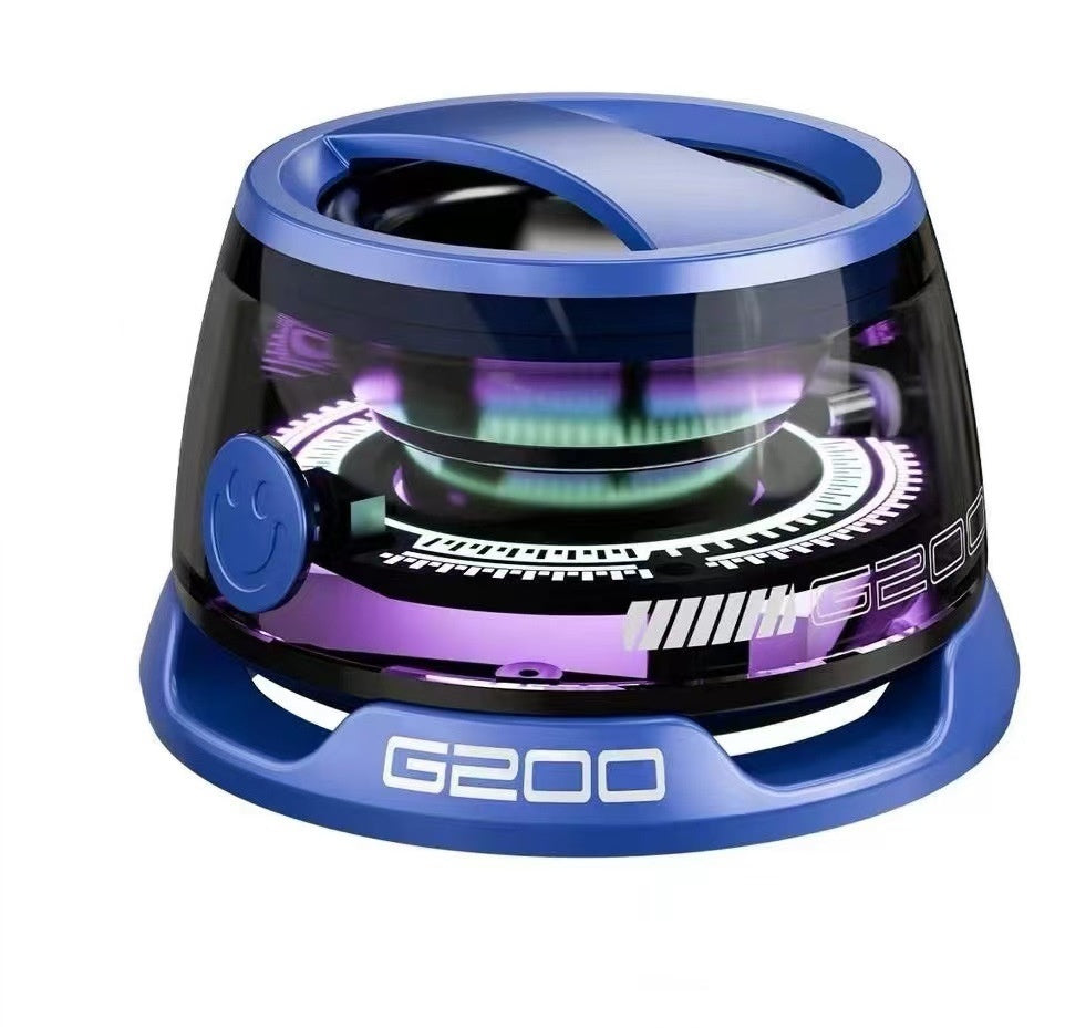 Portable Bluetooth Speaker G200 RGB Lighting Speaker BT5.3 Mini Sound Box 7 Hours Playback Magnetic Phone Holder null