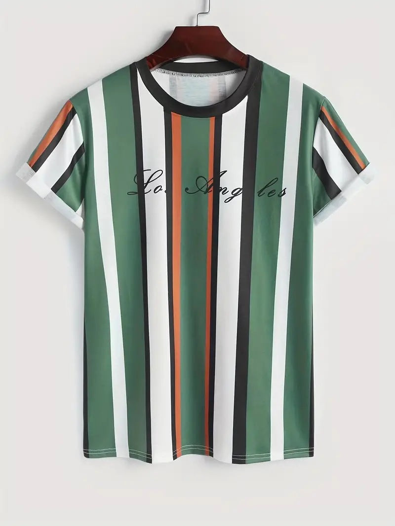 Men's Carnival Fashion Striped T-shirt
