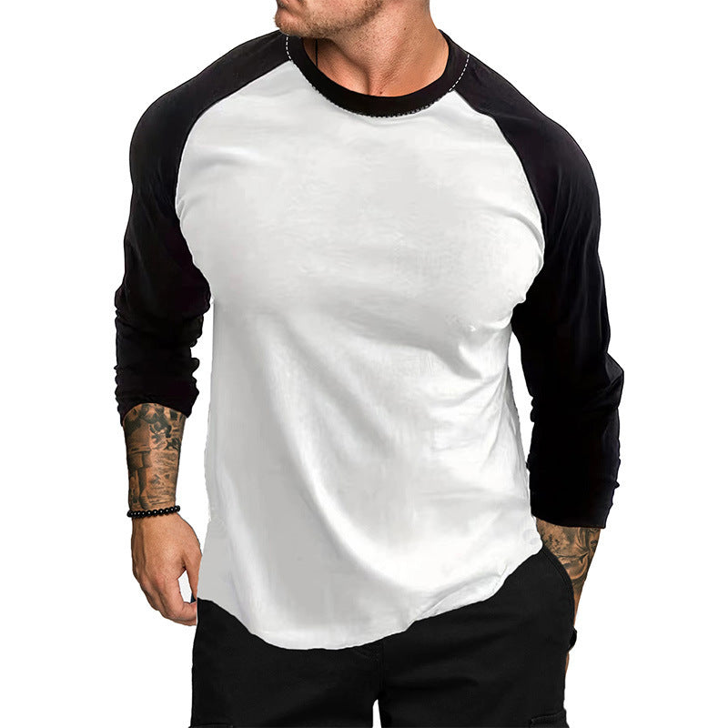 Men's Round Neck Loose Breathable Casual Long Sleeve