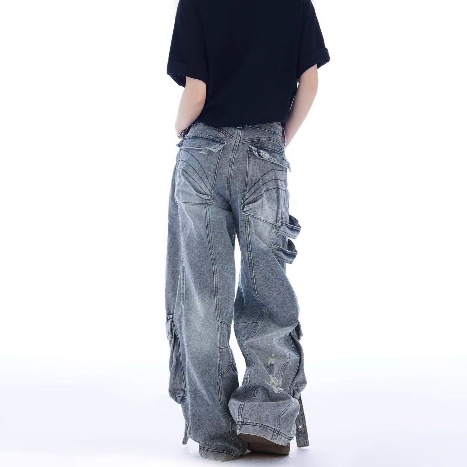 Casual Denim Overalls For Men And Women