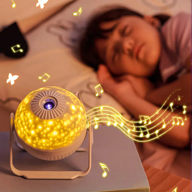 Galaxy Projector Starry Sky Projection Bedroom Bedside Decoration Night Light null