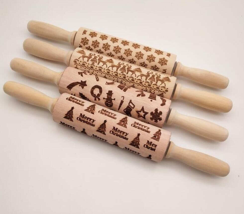 Rolling Pin Christmas Embossing null