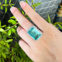 New Creative Rectangular Geometric Ring