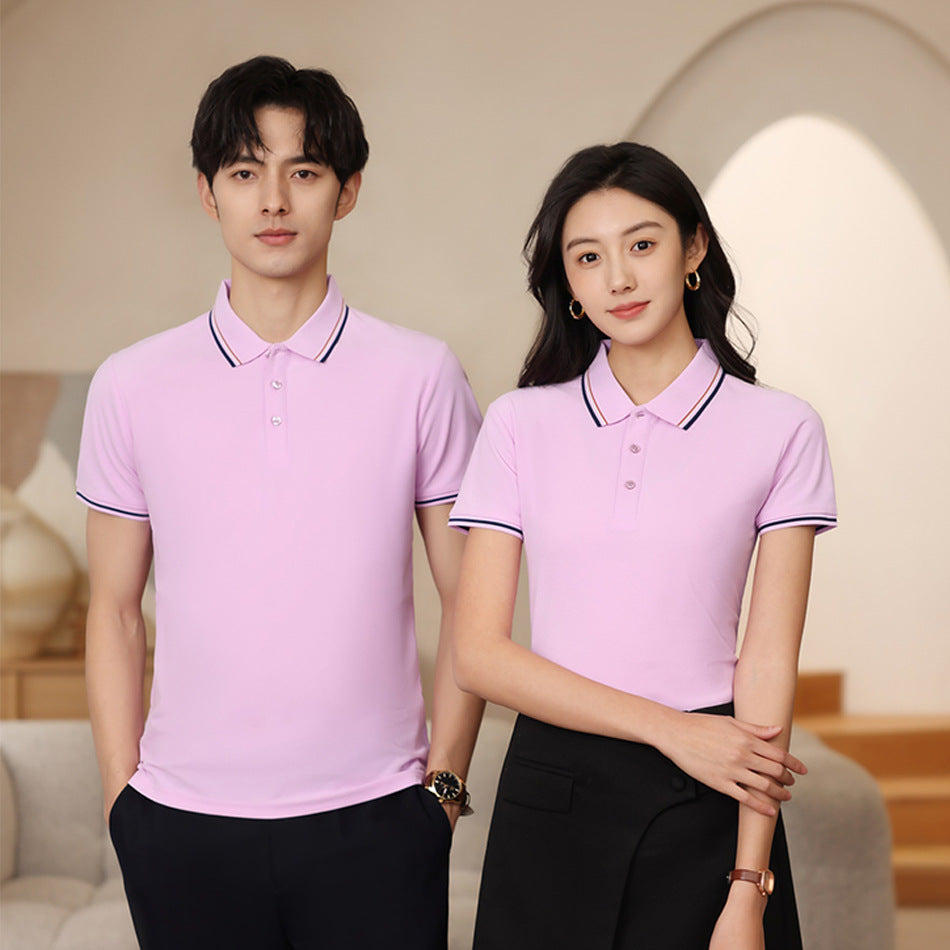 Summer Short-sleeved Polo Shirt Lapel