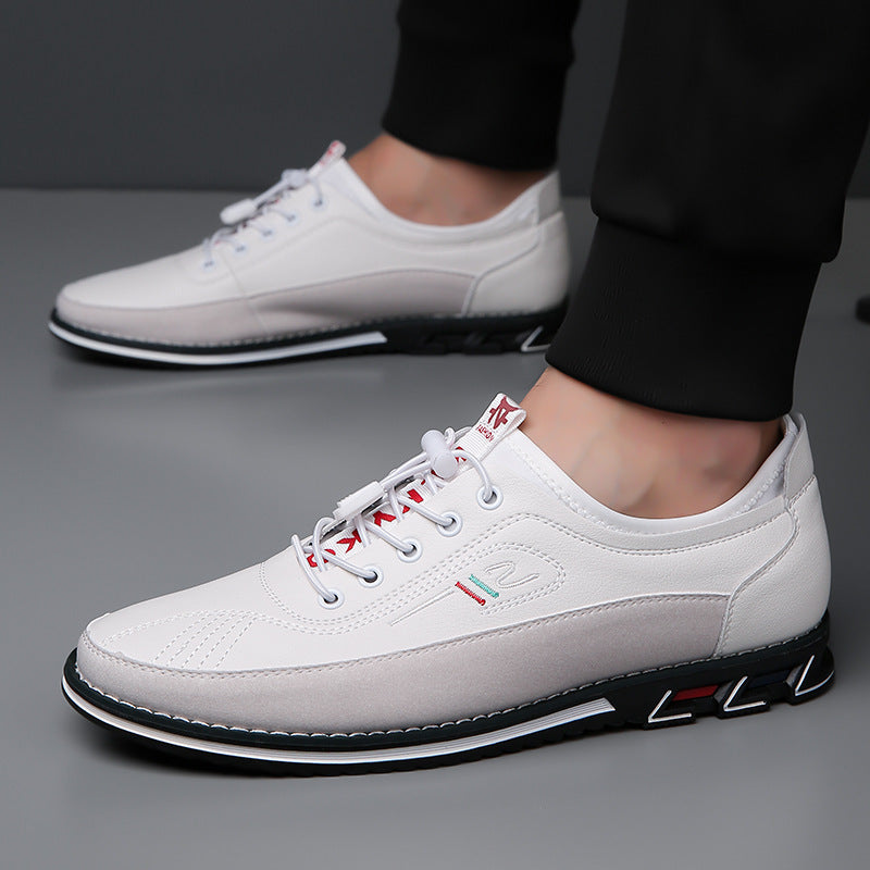 Genuine Leather Sports Comfortable And Non-slip Waterproof Leather Shoes Men's null