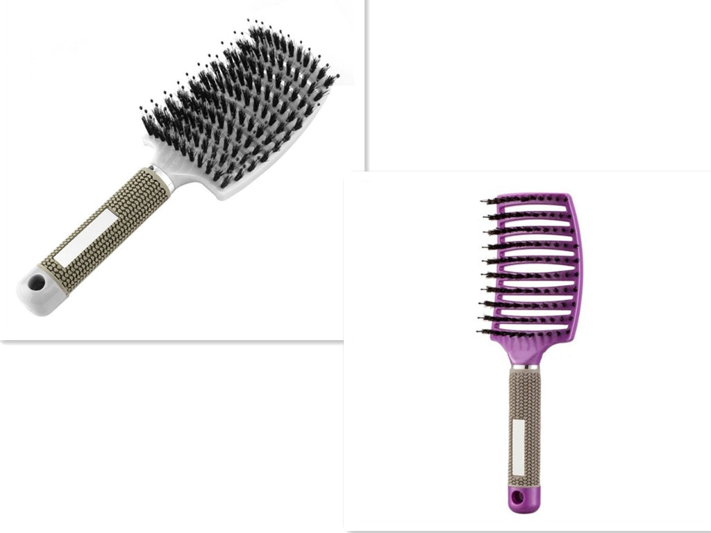 Hairbrush Anti Klit Brushy Haarborstel Women Detangler Hair Brush Bristle Nylon Scalp Massage  Teaser Hair Brush Comb null