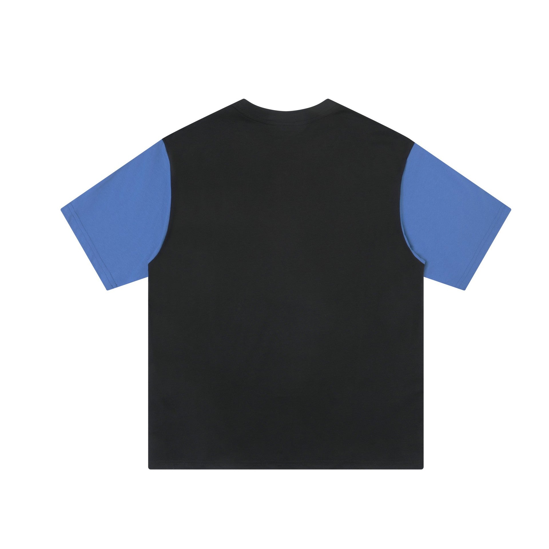 American Contrast Color Men's Short Sleeve Sports Design Letters