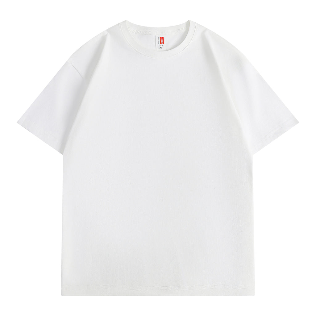 Cotton Round Neck 220g Overalls Short-sleeved Shirt