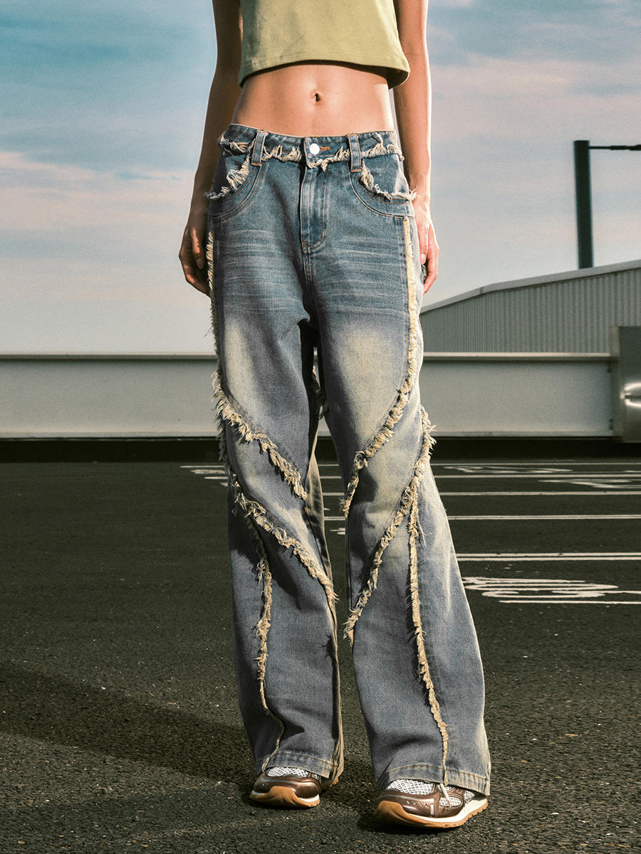 Retro Jeans For Men And Women null