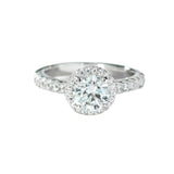 Women's 1-carat Round Bezel Ring