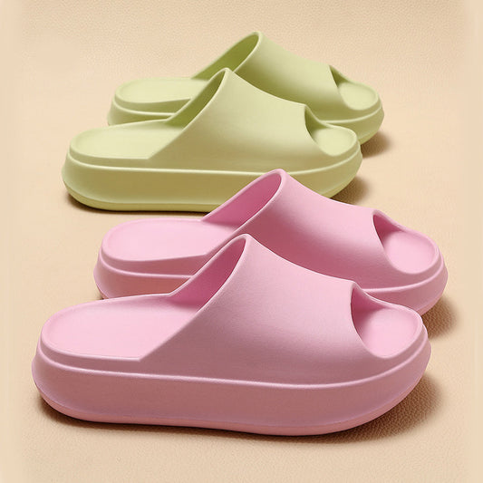 Women's Peep-toe Bathroom Home Slippers Outdoor Non-slip Beach Shoes null